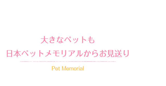 大好きなペットも日本ペットメモリアルからお見送り Pet Memomrial